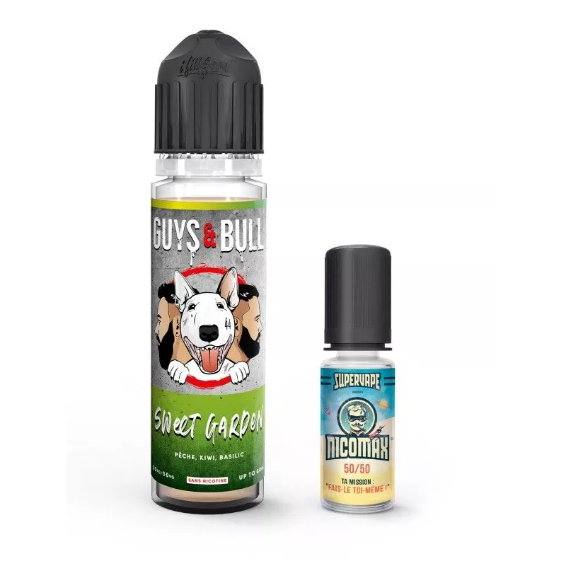 Sweet Garden - Guys and Bull 60ml + Booster de nicotine -  Le French Liquide