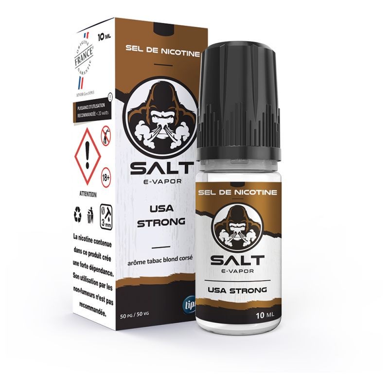 USA Strong 10ml - Salt E-Vapor Le French Liquide