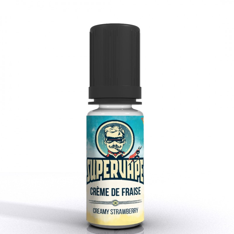 Concentré Crème de Fraise 10ml SuperVape - Le French Liquide