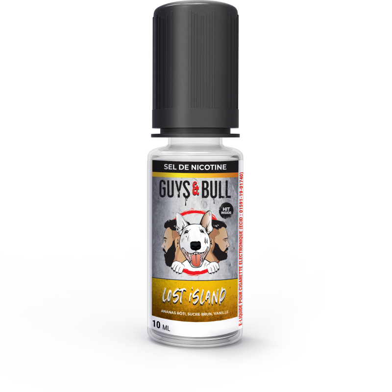 Lost Island Sels de nicotine 10ml Guys and Bull - Le French Liquide
