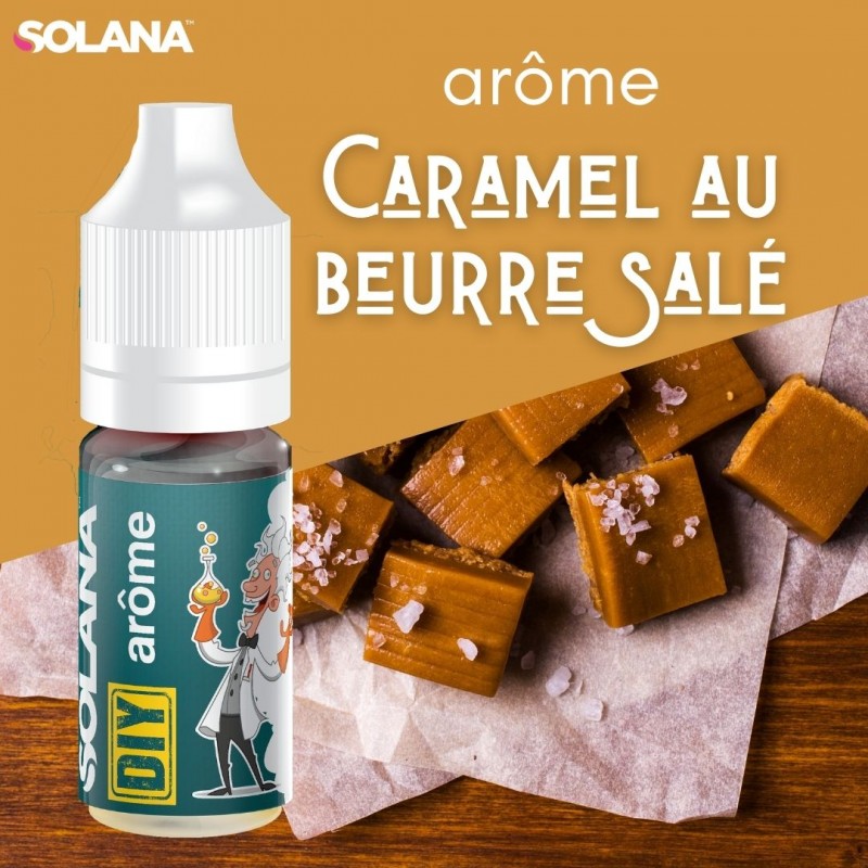 Concentré Caramel au beurre salé 10ml - Solana