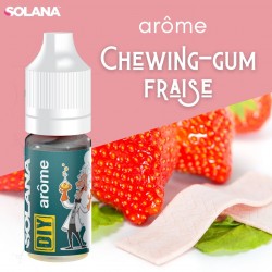 Concentré Chewing gum Fraise 10ml - Solana