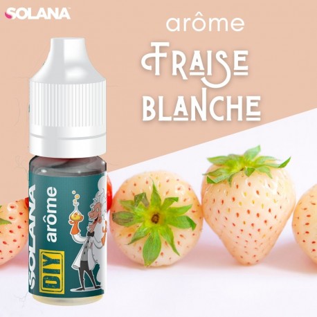 Concentré Fraise blanche 10ml - Solana