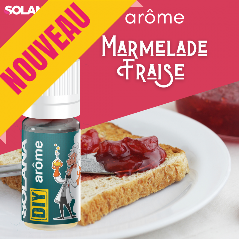 Concentré Marmelade Fraise 10ml - Solana