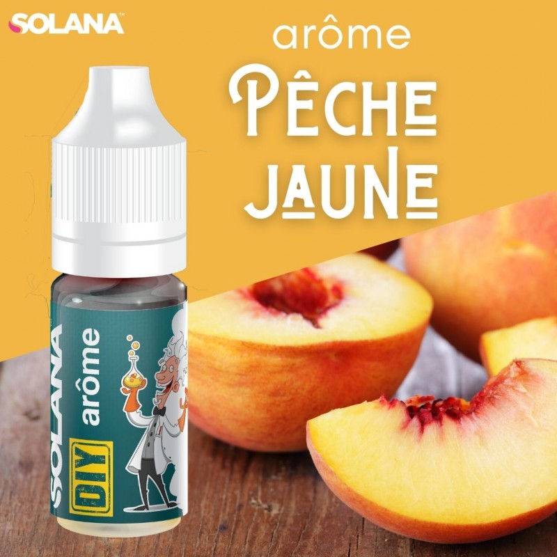 Concentré Pêche jaune 10ml - Solana