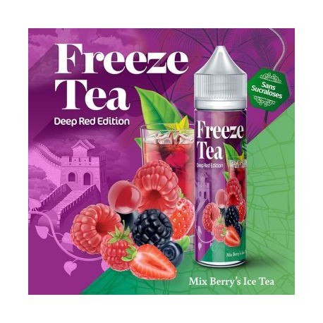 Mix Berry's ice tea 50ml Deep Red Edition - Freeze Tea Made In Vape