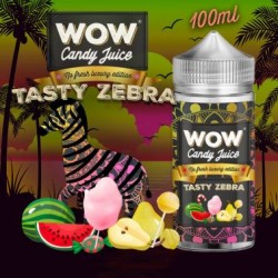Tasty Zebra No Fresh 100ml Wow Candy Juice - Made In Vape