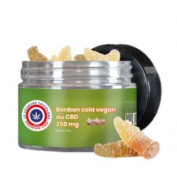Bonbons Cola Vegan 250mg de CBD - Le Chanvre Tricolore