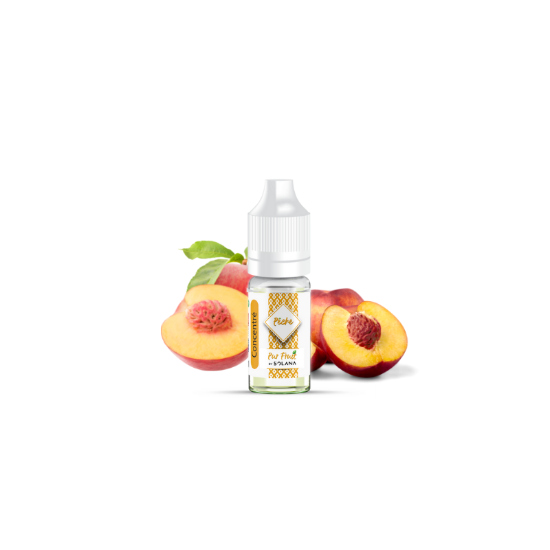 Concentré Pêche 10ml Pur Fruit - Solana