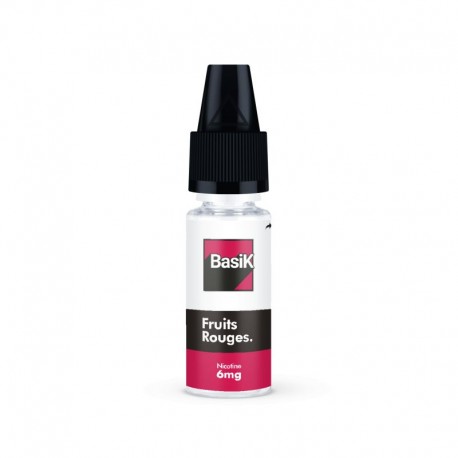 Fruits Rouges Sels de Nicotine 10ml Basik Nicsalt - Cloud Vapor