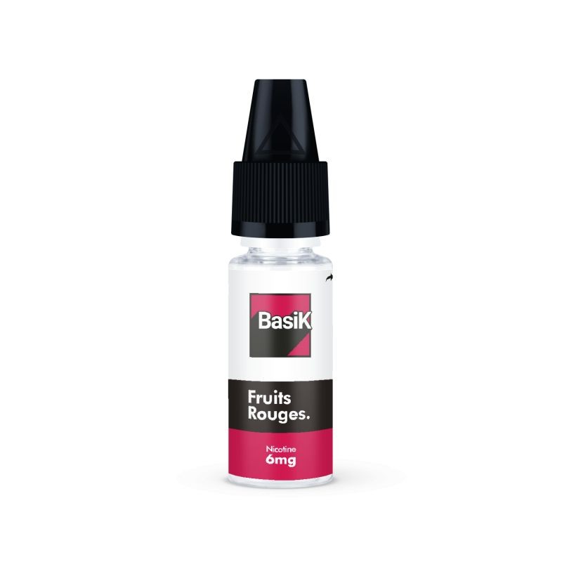 Fruits Rouges Sels de Nicotine 10ml Basik Nicsalt - Cloud Vapor