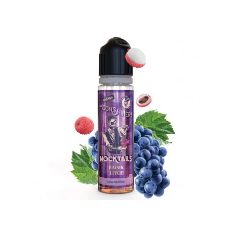 Mocktail Litchi Raisin  - Moonshiners 50ml- Le French Liquide