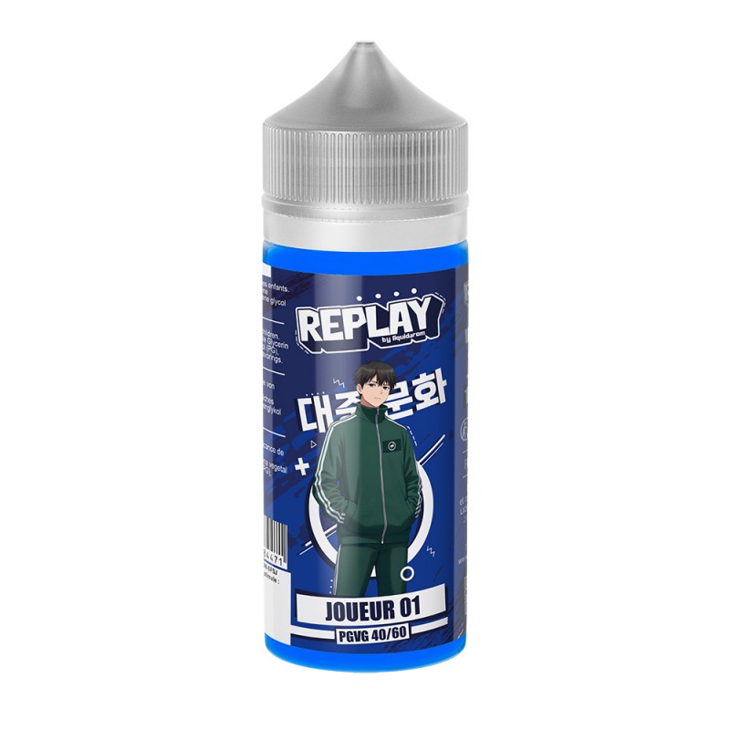 Joueur 01 100ml - Replay - Liquidarom