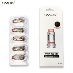 Boîte de 5 résistances RGC Conical Mesh 0,17 ohm RPM80 - SMOK 40/80