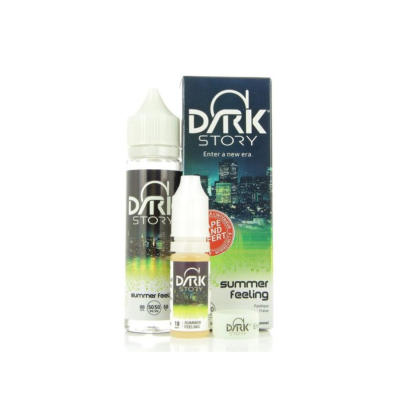 Summer Feeling 50ml + Flacon booster 10ml 18 mg Dark Story