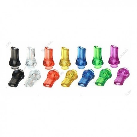 Drip Tip plat (à bec) 510 plastique