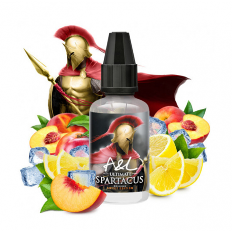 Concentré Spartacus 30ml Sweet Edition Ultimate A&L gout nectarine, citron et frais.