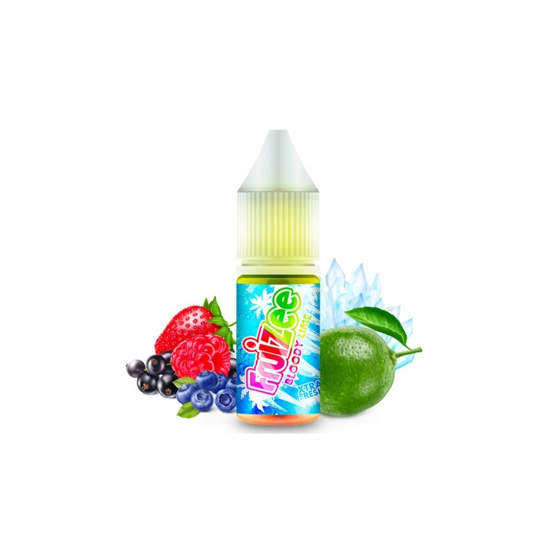 Bloody Lime 10ml Fruizee Xtra Fresh  Eliquid France gout fruits rouges, citron vert et frais