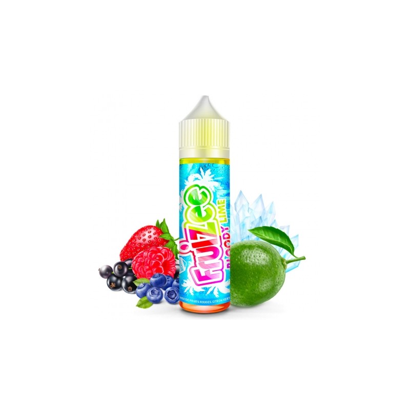 Bloody Lime 50ml Fruizee Xtra Fresh Eliquid France gout citron vert, fruits rouges, frais.