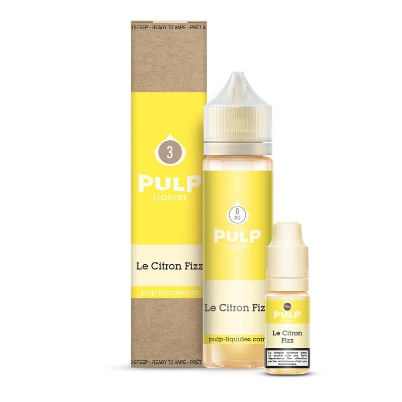 Pack Citron Fizz 60ml Pulp 3/6mg