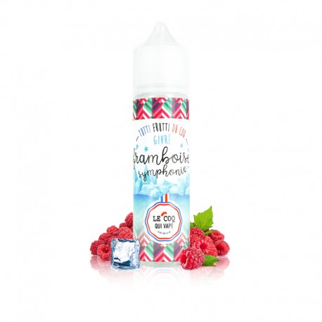 Framboise Symphonie 50ml Tutti Frutti - Le Coq Qui Vape Givré