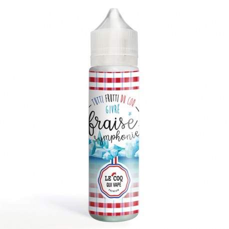 Fraise Symphonie 50ml Tutti Frutti - Le Coq Qui Vape Givré