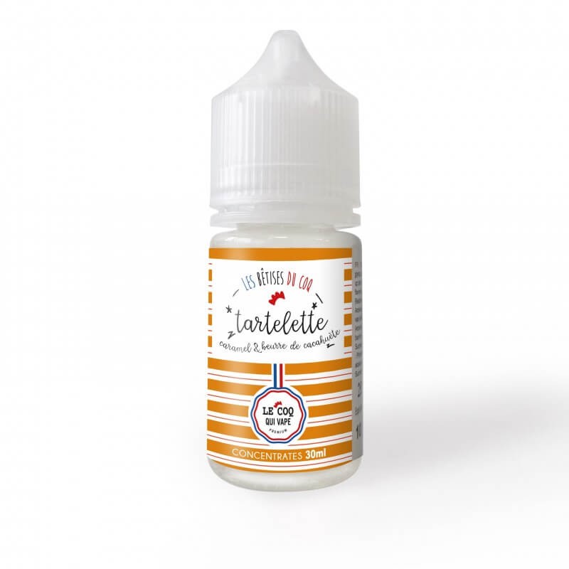 Concentré Tartelette Caramel & Beurre de cacahuète 30ml - Les Bêtises du Coq