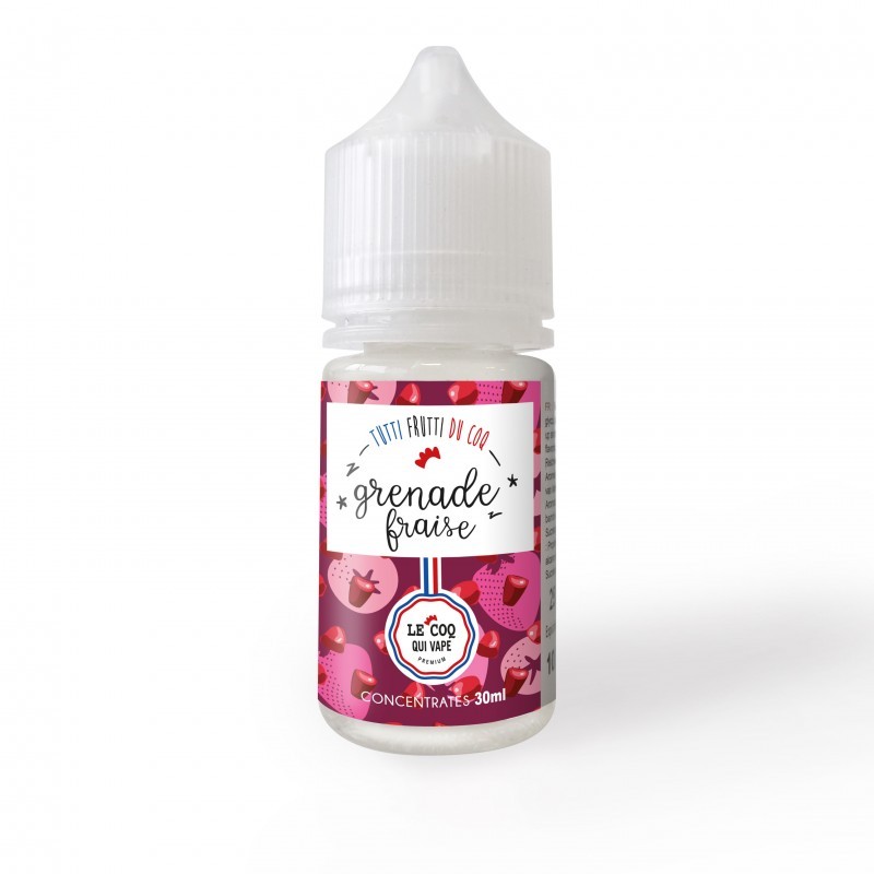 Concentré Grenade Fraise 30ml - Tutti Frutti du Coq